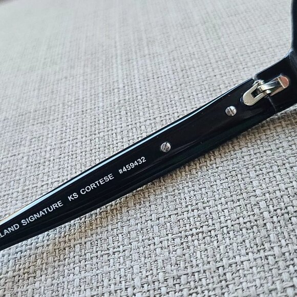 Kirkland Signature Women Glasses/Eyeglasses Frame Crystals Accent Arms CORTESE - Picture 6 of 11